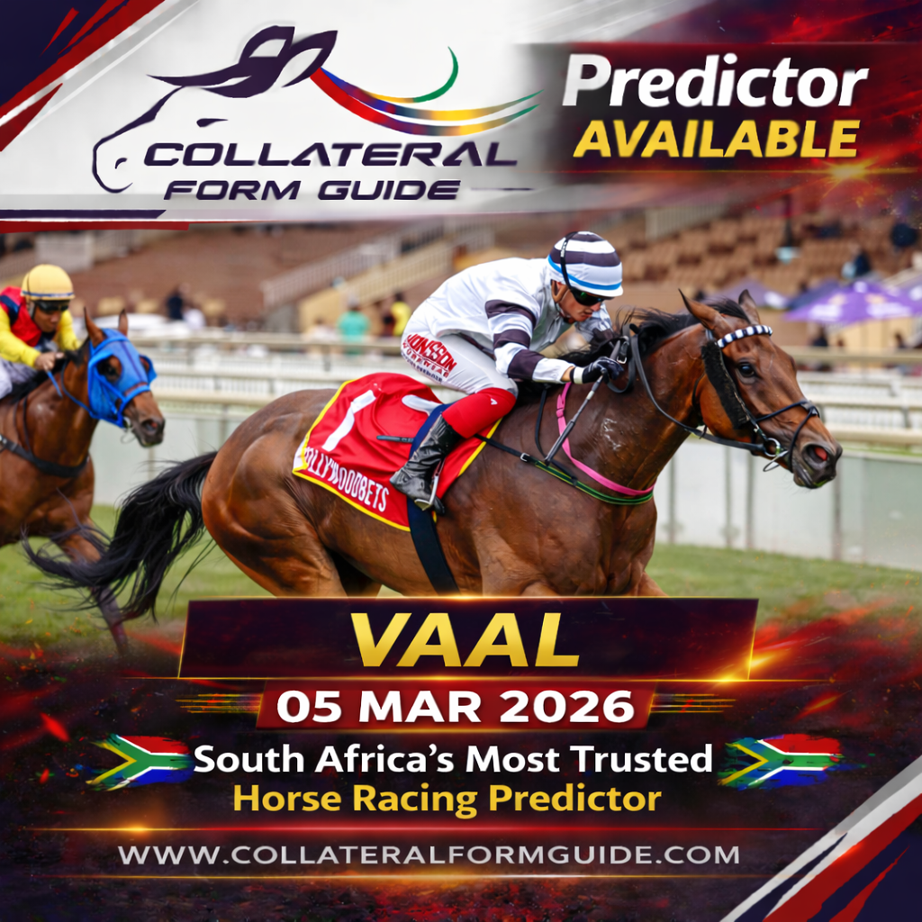 Vaal Races Vaal Horse Racing Predictor – 05 March 2026 | COLLATERAL FORM GUIDE ...